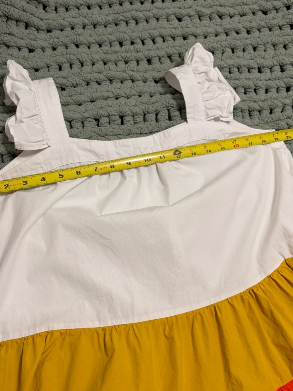 🌼 THML Colorblock Ruffle Dress – Cottagecore Summer Vibes 🍯 - Picture 6 of 15